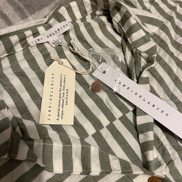 Striped Button-Up Shirt - Picture 2 of 3